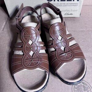 NEW Clarks Women's Leisa Janna Sandal Size 9.5